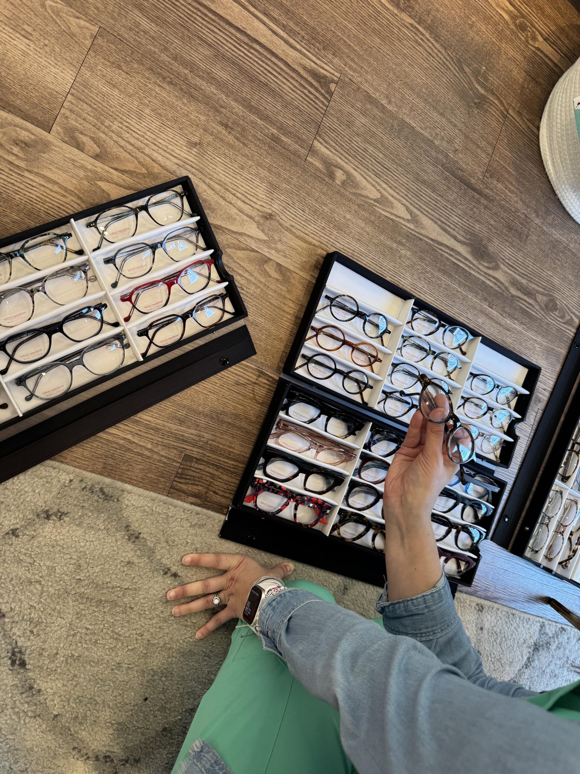 Eyeglasses to choose from at Navigation Eye Care and we offer free eyeglass adjustments