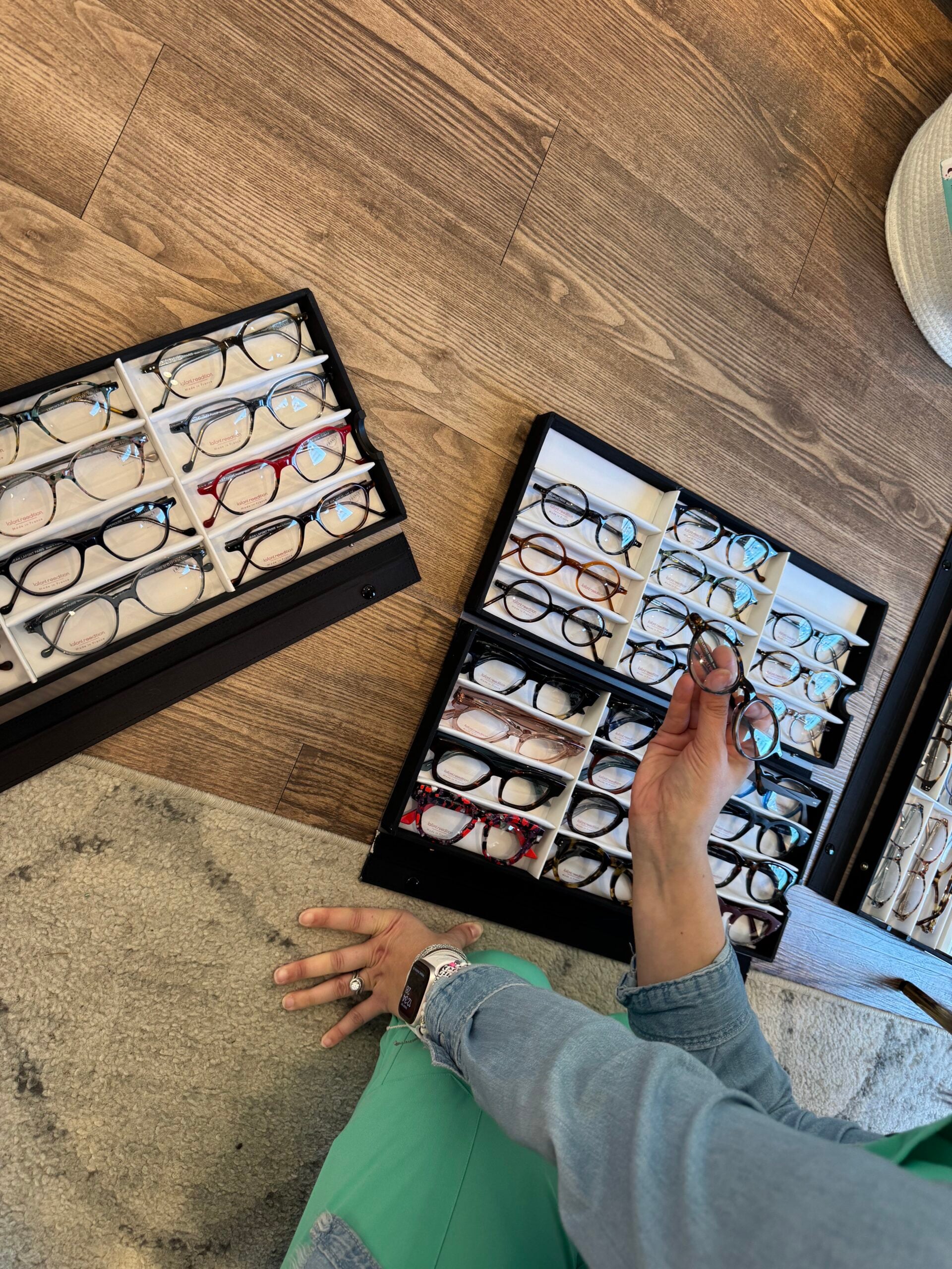 Wide range of frames to choose from when buying glasses from your eye doctor