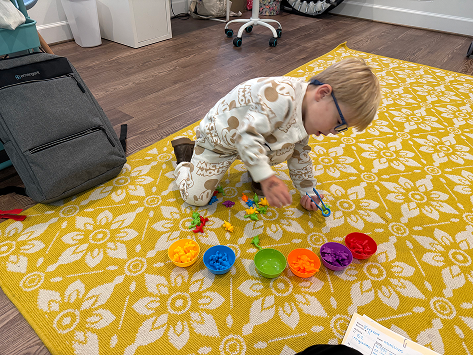 Vision therapy session in progress at Navigation Eye Care Chesapeake VA